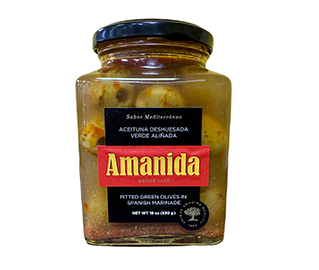 Amanida Pitted Green 580ml